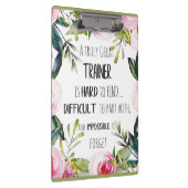 Waardering trainer Citaat Hartelijk dank Klembord (Rechts)