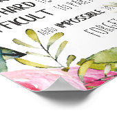 Waardering trainer Citaat Hartelijk dank Poster (Hoek)