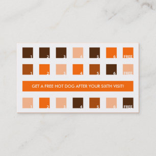 Waardering van de klant van HOT DOGS (standaardkwa Klantenkaartje