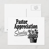 waardering van de predikant briefkaart (Voorkant / Achterkant)