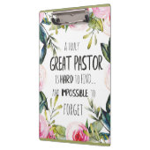 Waardering van de predikant Cadeau Klembord (Links)