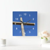 Waardering van de predikant vierkante klok (Huis)