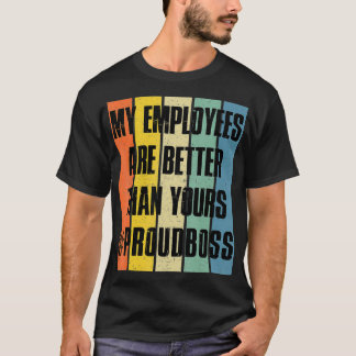 waardering van de werknemer van de Retro geeft ge T-shirt