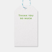 Waardering voor zakelijk personeel Bedankt Cadeaulabel (Achterkant)