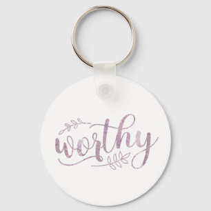 Waardevolle Boho Calligrafie Sleutelhanger
