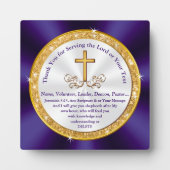 Waardevolle geschenken voor kerkleiders, vrijwilli fotoplaat (Voorkant)