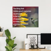 Waardevolle Herinneringen Poster (Thuiskantoor)