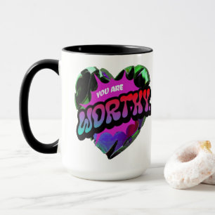 Waardige Mok - Motivatie zelfbevestigende koffie
