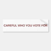 Waarheid Bumpersticker (Voorkant)