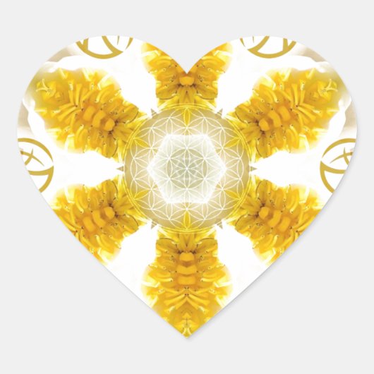 Waarheid Hart Sticker (Voorkant)