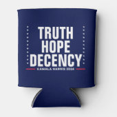 Waarheid Hoop fatsoen | Harris Walz Blue Blikjeskoeler (Voorkant)