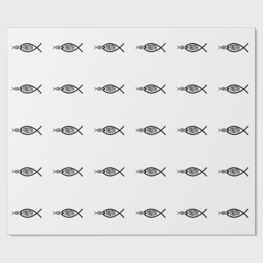 Waarheid is groter dan religie cadeaupapier (Vlak)