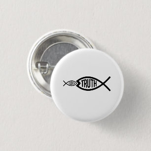 Waarheid is groter dan religie ronde button 3,2 cm