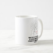 Waarheid is nu de inhoud van de dingen waar we op koffiemok (Voorkant rechts)