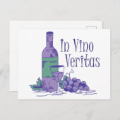 Waarheid van de wijn briefkaart (Voorkant / Achterkant)