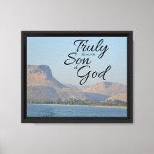 Waarlijk de Zoon van God Canvasprint