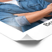 Waarnemend Headshot voor Acteurs 8x10 Double Text Foto Afdruk (Hoek)