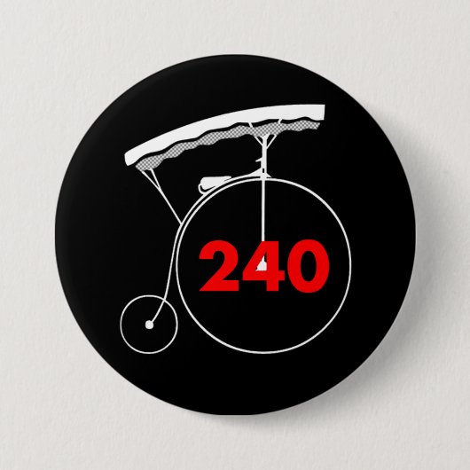 Waarnemer 240 ronde button 7,6 cm (Voorkant)