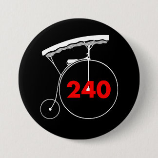 Waarnemer 240 ronde button 7,6 cm