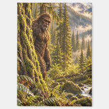 Waarnemer in de Olympische Bigfoot-magneet