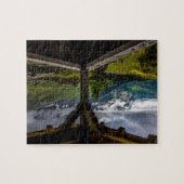 Waarneming van de grensvallei en de Zwitserse alpe Legpuzzel (Horizontaal)