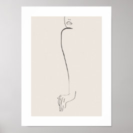 Waarneming vanuit het balkon poster