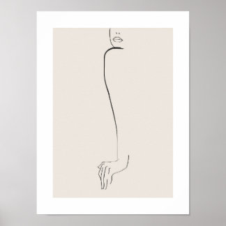 Waarneming vanuit het balkon poster