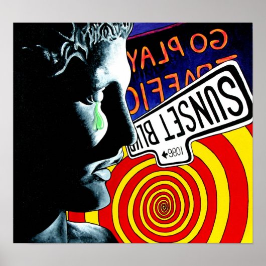 "WAAROM" afdrukken Poster (Voorkant)