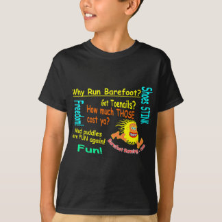 Waarom Barefoot runnen? T-shirt