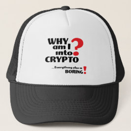 Waarom ben ik in Crypto - Trucker Hat Trucker Pet