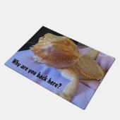 Waarom ben je hier in Hilarious Beardie Design? Deurmat (Schuin)