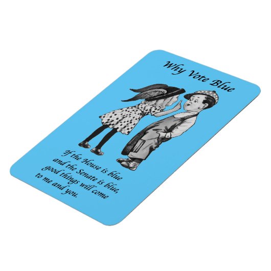 Waarom blauw stemmen in 2026 magneet (Linkerzijde)