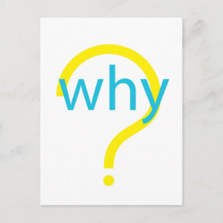 Waarom? Briefkaart