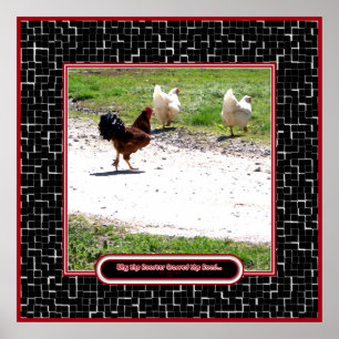 Waarom de Rooster de weg kruiste Poster