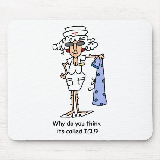 Waarom denk je dat het ICU heet? Muismat (Voorkant)