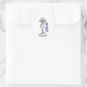 Waarom denk je dat het ICU heet? Ronde Sticker (Tas)