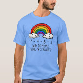 Waarom denken mensen dat ik recht ben? t-shirt (Voorkant)