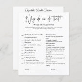 Waarom doen we dat? | VRIJGEZELLENFEEST (Voorkant / Achterkant)