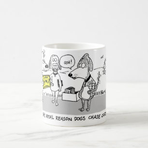 Waarom Dogs Chase Cars Koffiemok