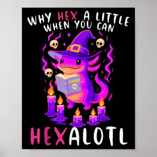 Waarom een beetje hex als ik hexalotl kan heksen m poster