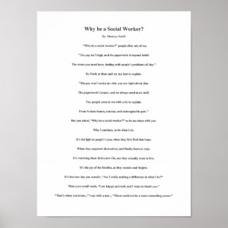 Waarom een sociaal werkgedicht zijn poster