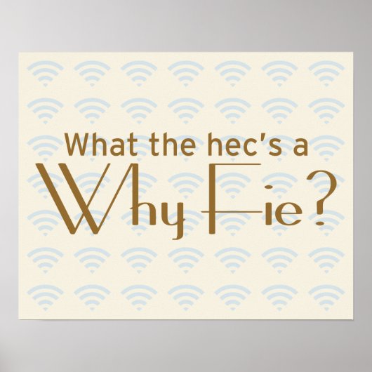 Waarom Fie? Poster (Voorkant)