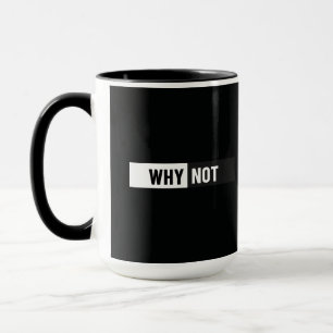Waarom geen minimalistische typografie Motivatieko Mok