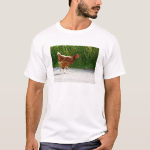 Waarom heeft de Chicken Cross de weg bewandeld? T-shirt