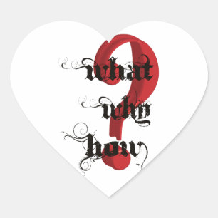 waarom het vragenuur wordt hart sticker
