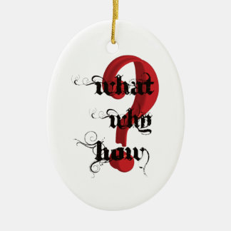 waarom het vragenuur  wordt keramisch ornament