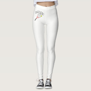 Waarom hou ik van tennis? Het maakt me warm Leggings