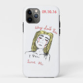 Waarom hou je niet van me? Case-Mate iPhone case (Achterkant)