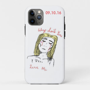 Waarom hou je niet van me? iPhone 11 pro hoesje