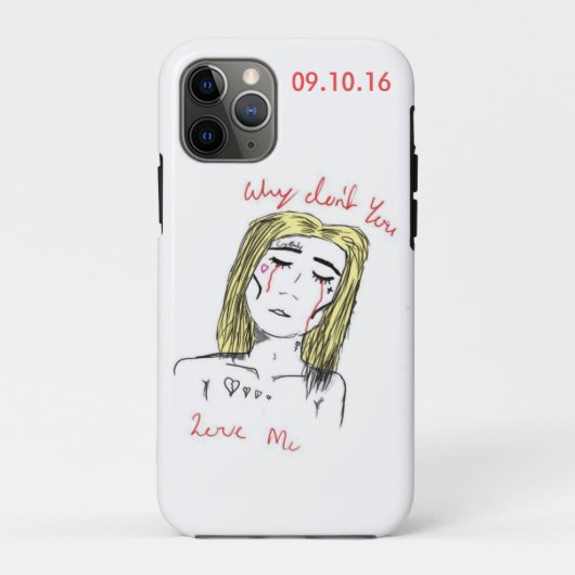 Waarom hou je niet van me? Case-Mate iPhone case (Achterkant)